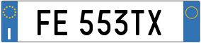 Truck License Plate